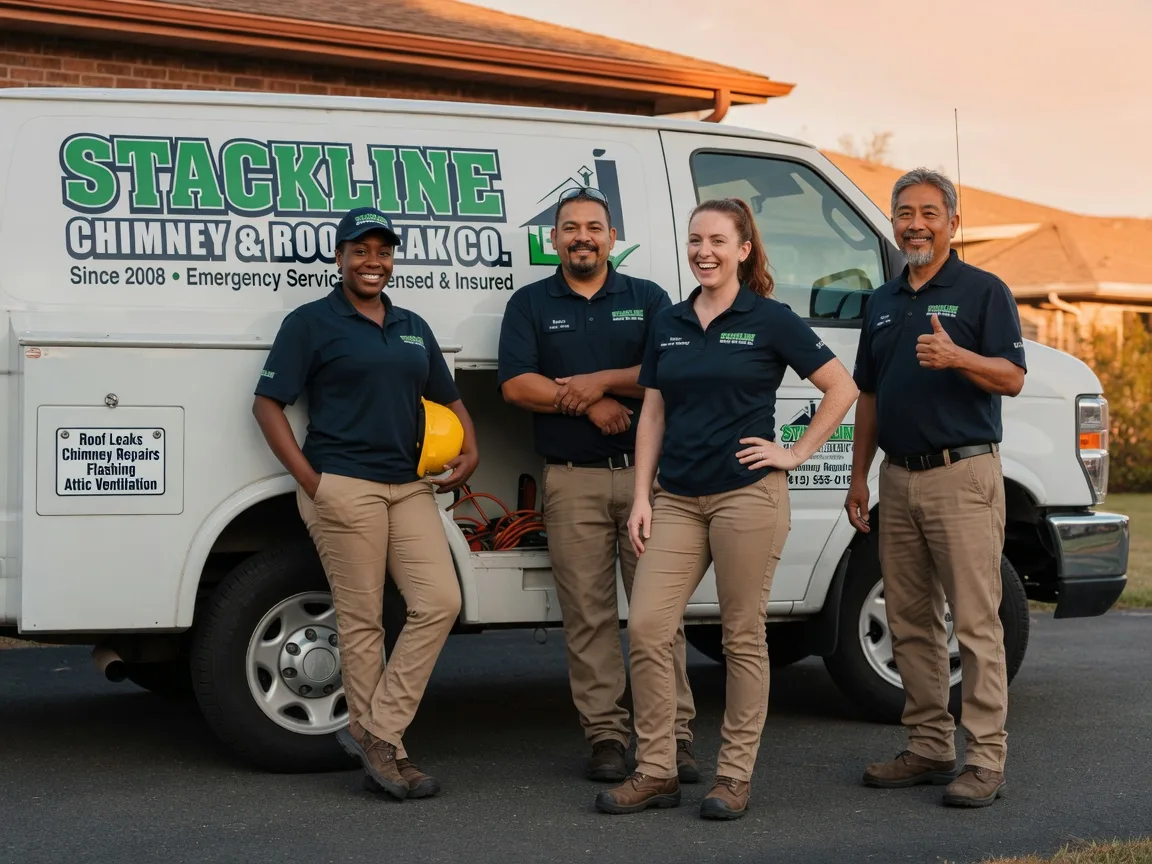 Chimney flashing repair company in Cameron, TX